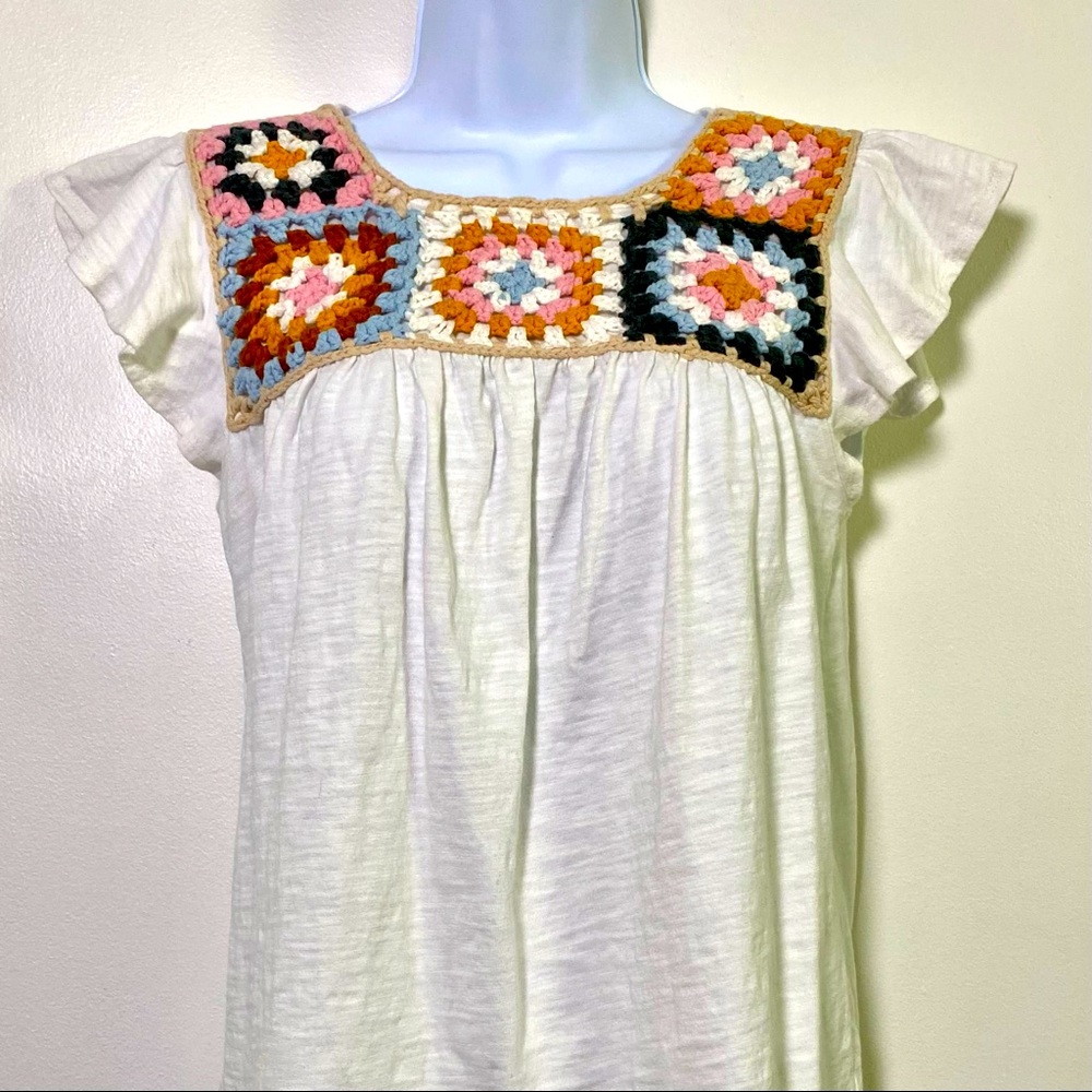 Sale❗️THML Crochet Accent Top